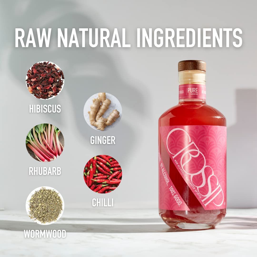 Crossip Pure Hibiscus - the best natural ingredients to make tasty negronis, spritz and more