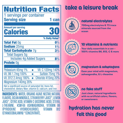 Leisure Hydration - Strawberry Breeze