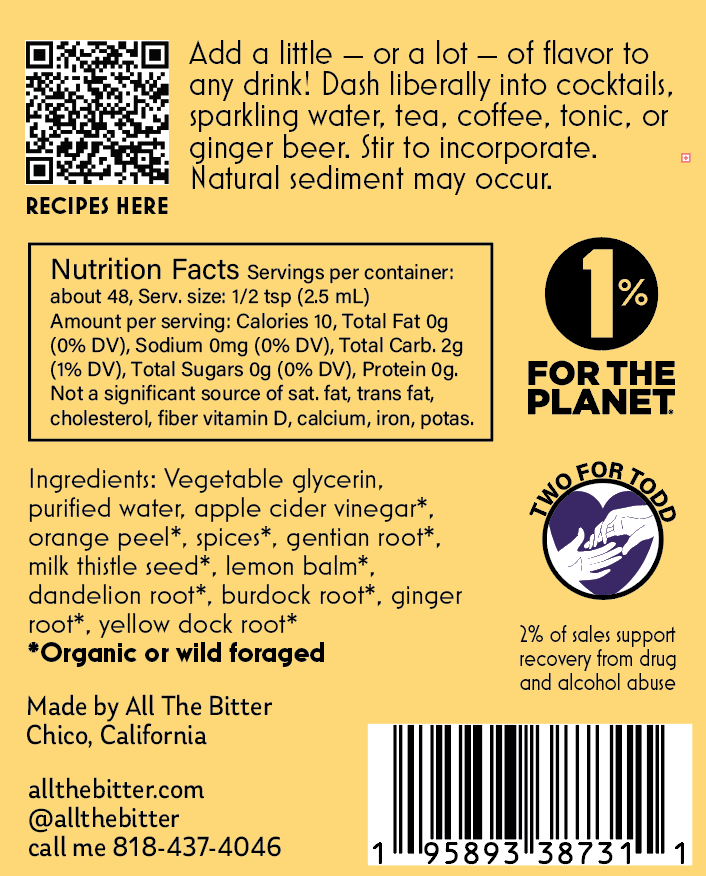 All The Bitter - Orange Bitters