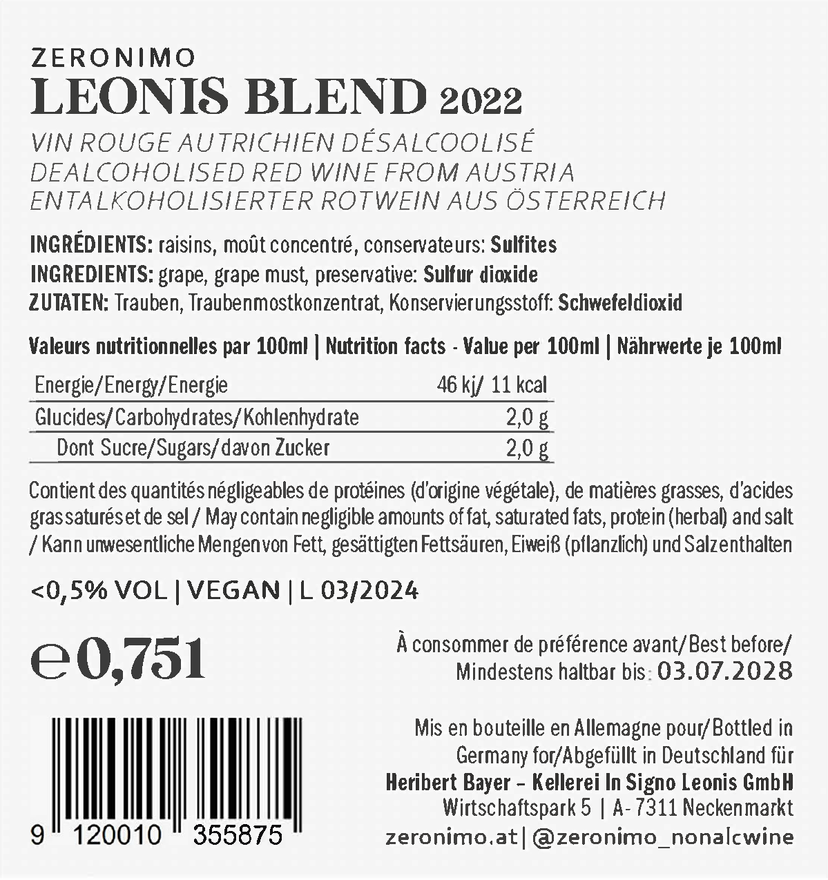 Zeronimo - Leonis Blend