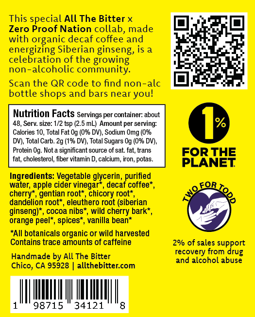 All The Bitter - Cherry Coffee Blast Bitters