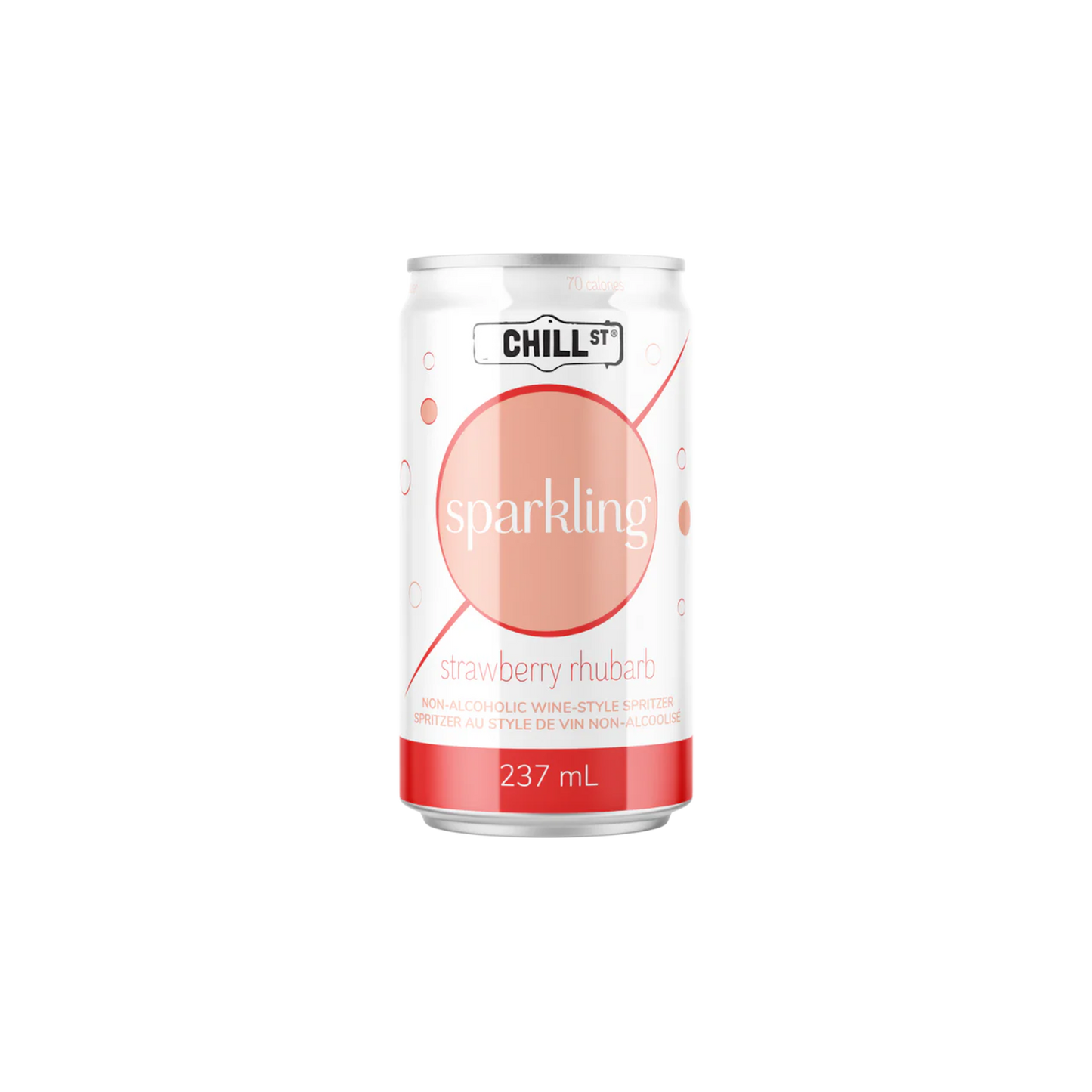 Chill St - Sparkling Strawberry Rhubarb  Wine Spritzer