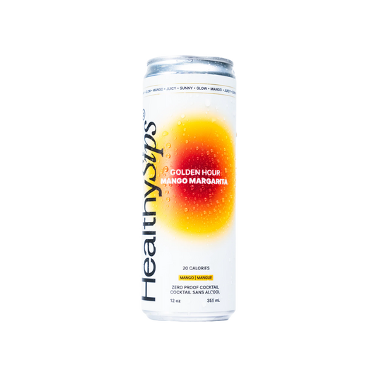 HealthySips - Golden Hour Mango Margarita