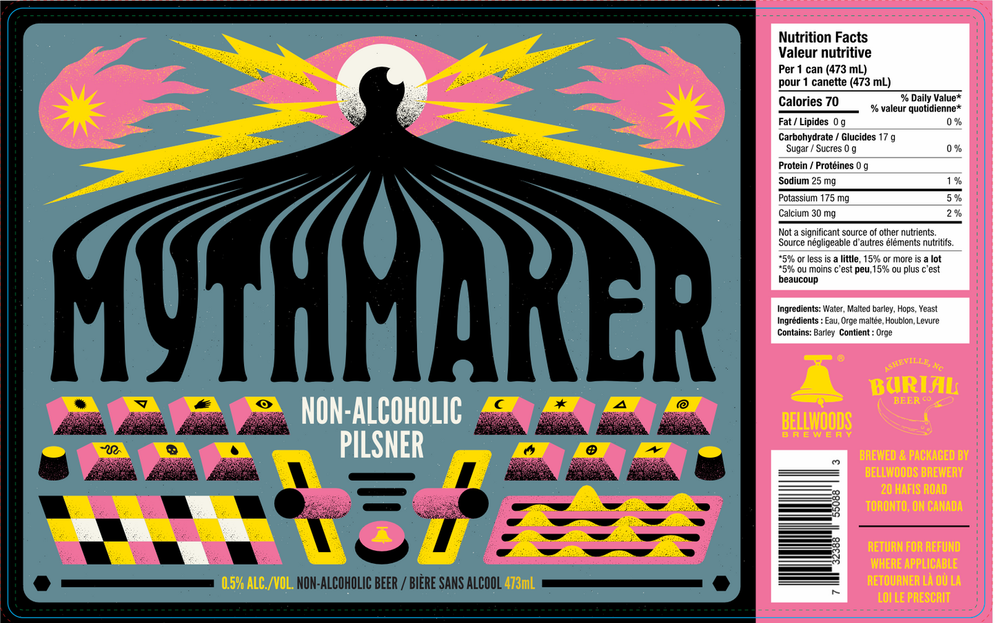 Bellwoods X Burial - Mythmaker Pilsner