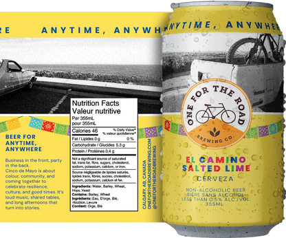 One For The Road - El Camino Salted Lime Cerveza - Limited Time Offer
