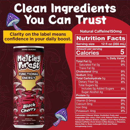 Melting Forest Energy - Black Cherry