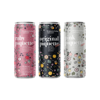 Benjamin Bridge - Piquette Zero Mixer Cans - 6 Pack