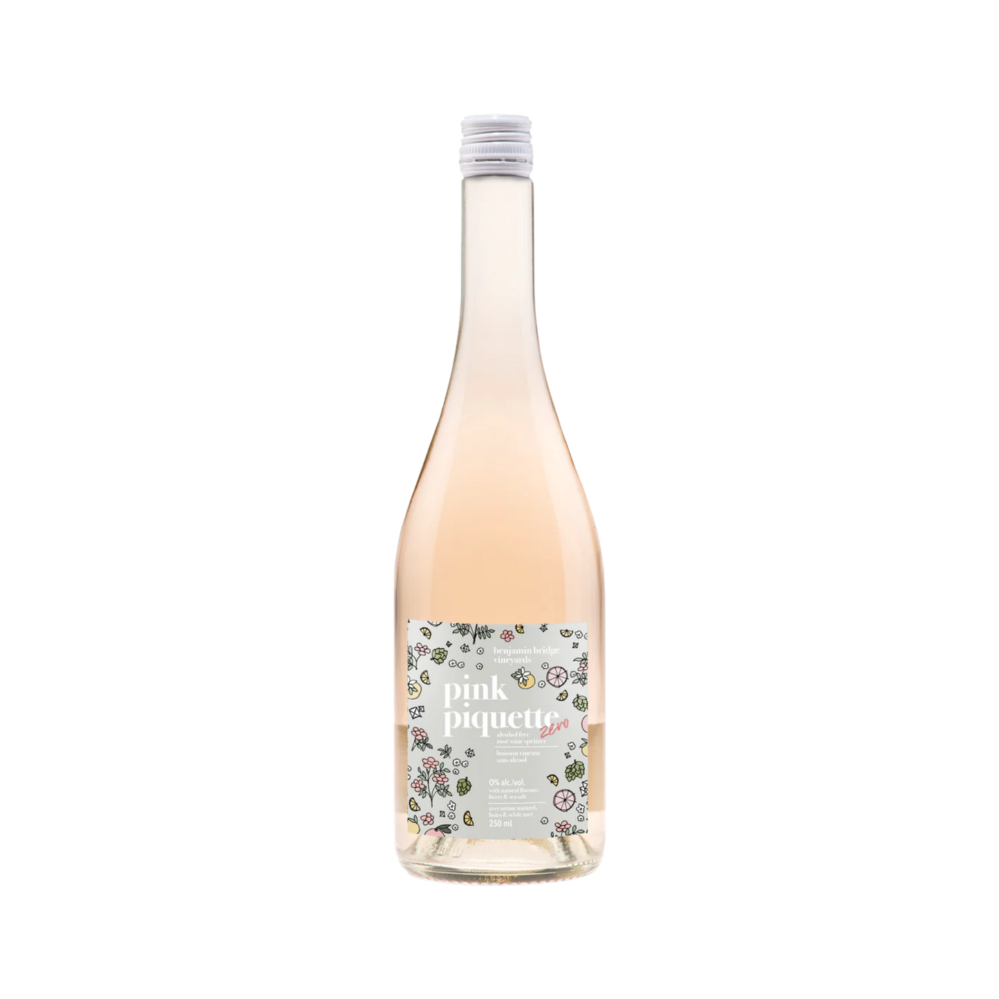 Benjamin Bridge - Piquette Pink Zero - 750mL
