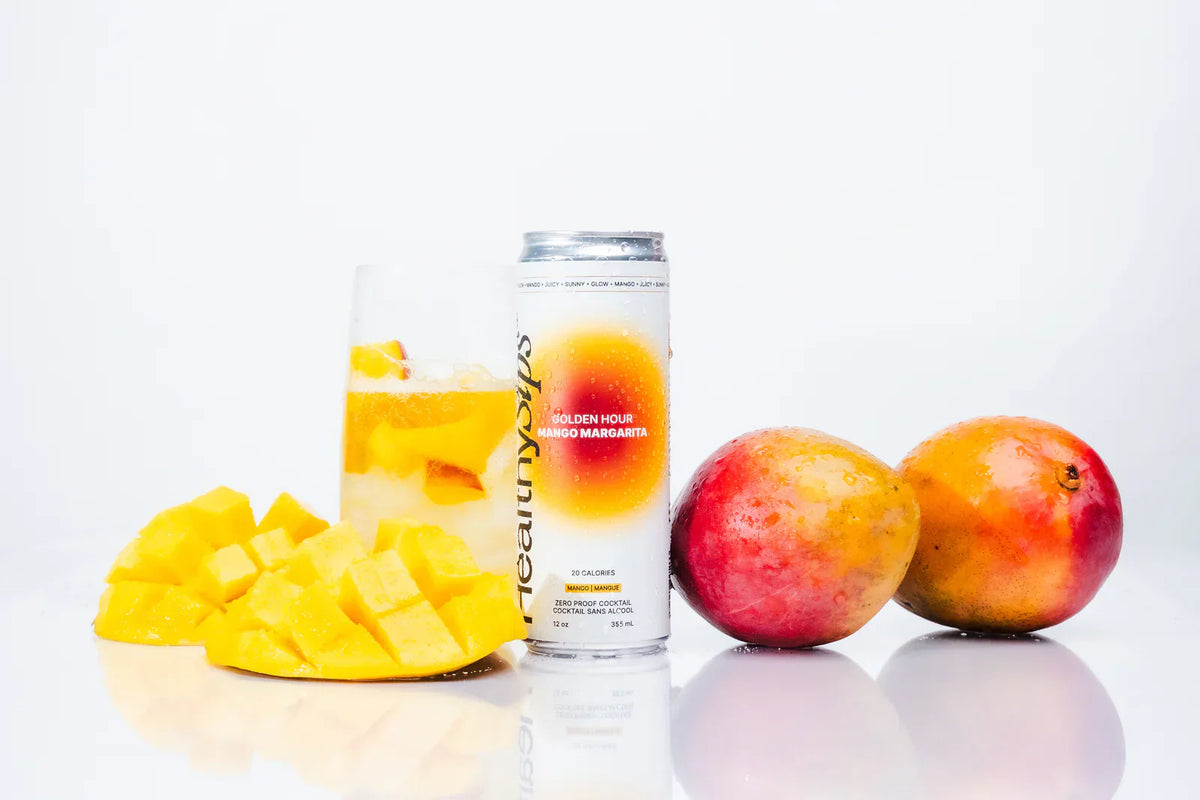 HealthySips - Golden Hour Mango Margarita