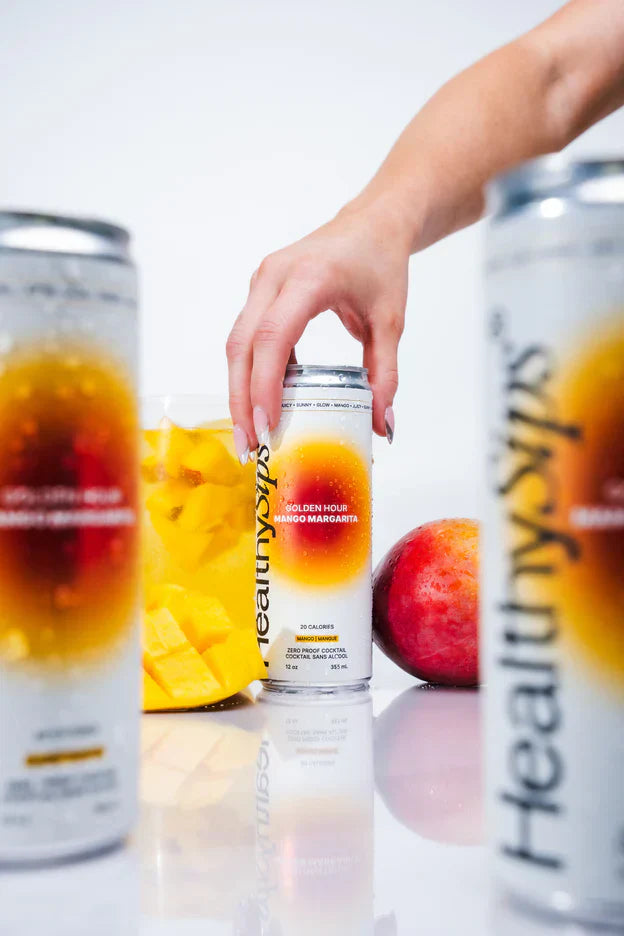 HealthySips - Golden Hour Mango Margarita